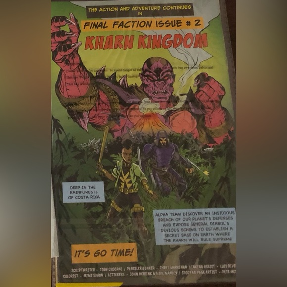 Bundle Anime coloring Book 24pages and comic Book Kharn Kindom - Picture 4 of 4